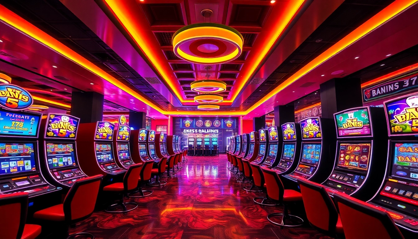 Experience thrilling สล็อต168 gaming action in a vibrant casino environment filled with excitement.