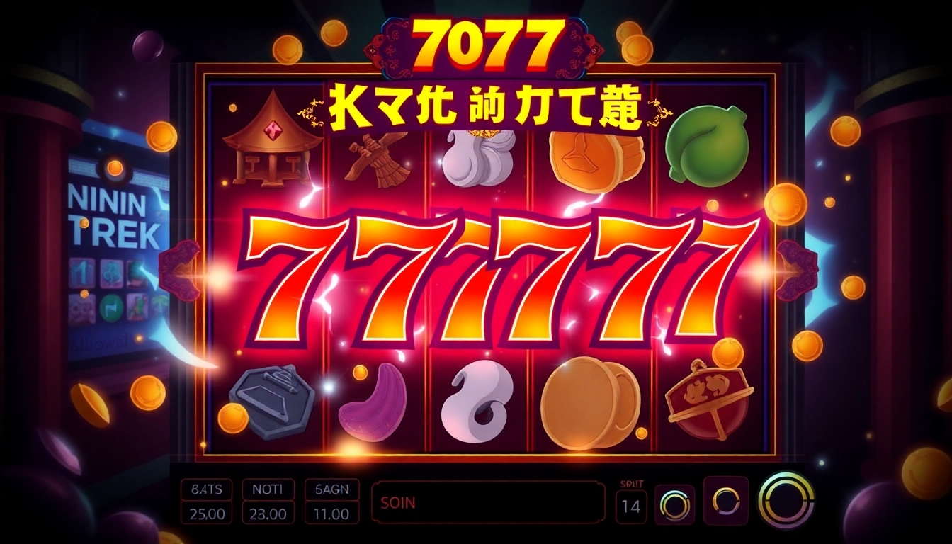 Engage with สล็อต777 exciting slot game interface, showcasing vibrant graphics and dynamic elements.