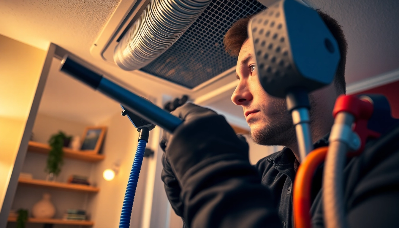 Expert technician performing dryer vent cleaning in Salt Lake City, Utah, showcasing safe and effective techniques.