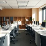 Enhance your workspace with Jacksonville commercial cleaning services, showcasing a pristine office environment.