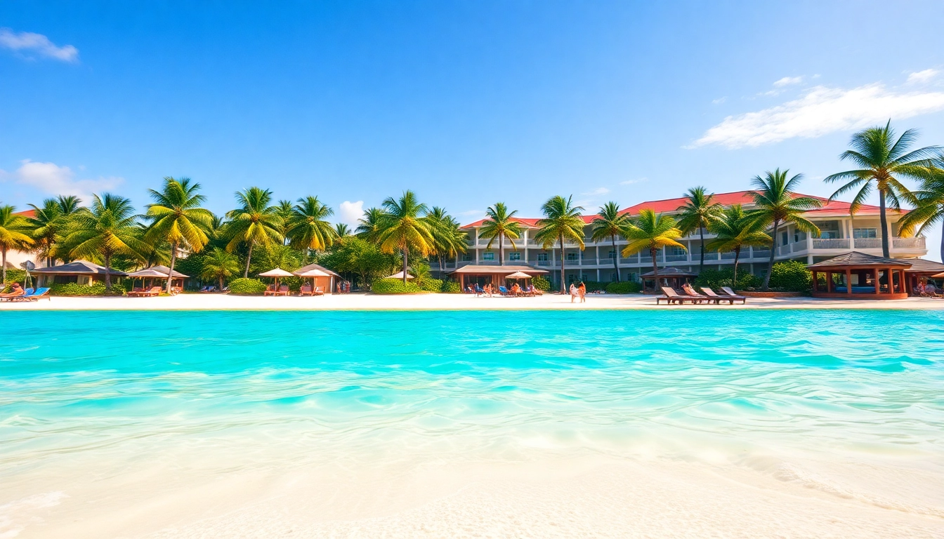 Explore the vibrant beauty of Livingstone Vacations Bahamas Travel at a stunning beach resort.