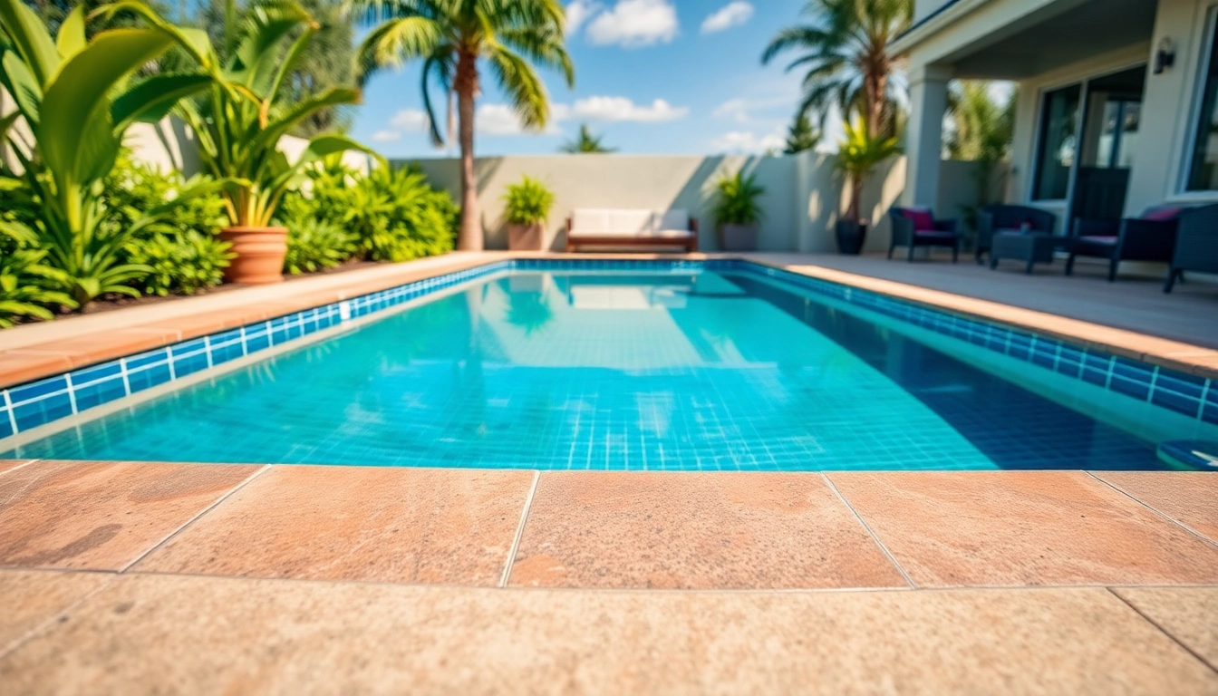 Beautiful pool remodel showcasing an impressive transformation with vibrant tiles and sleek design.