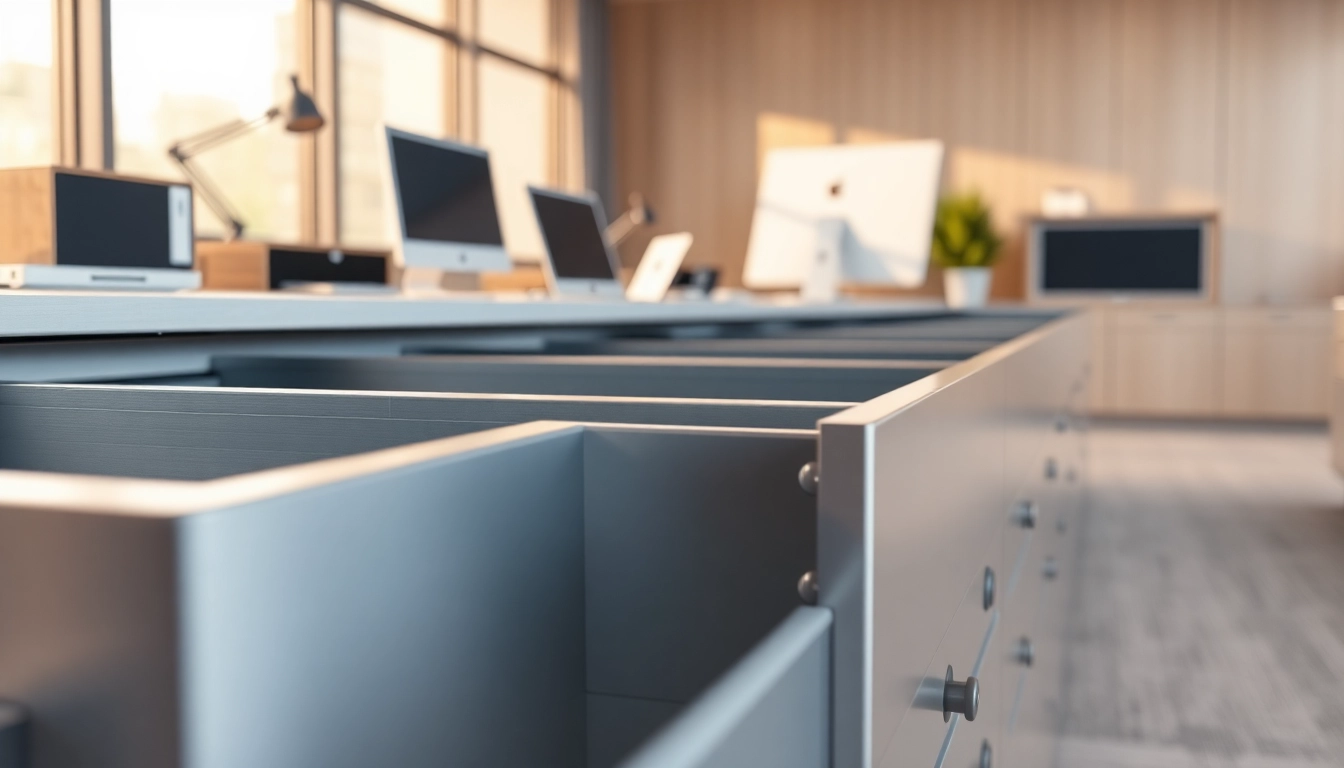 Showcasing a functional metal drawer system designed for optimal organization and ease of use.