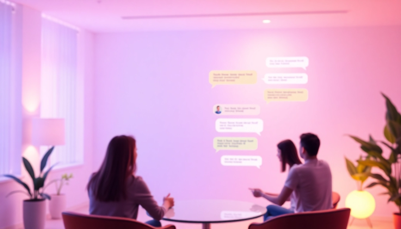 Engaging chat layout of شات تعب قلبي creating a welcoming environment for users to connect.