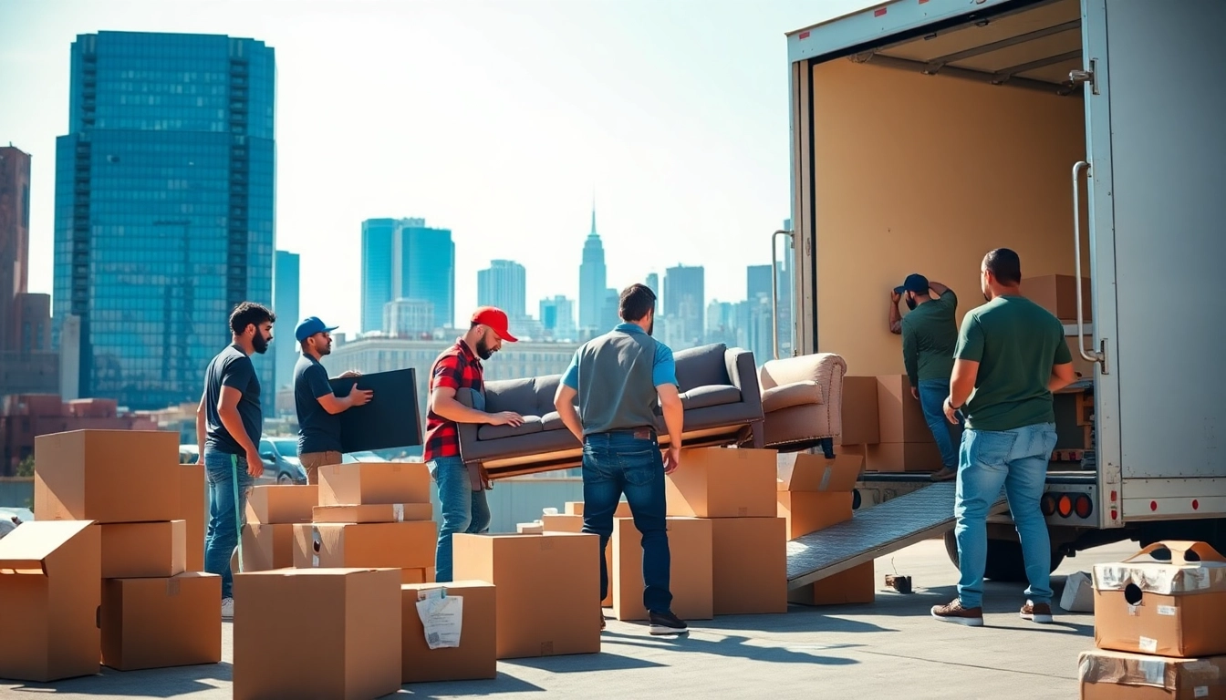 Bronx movers loading furniture onto a truck, showcasing teamwork and professionalism.