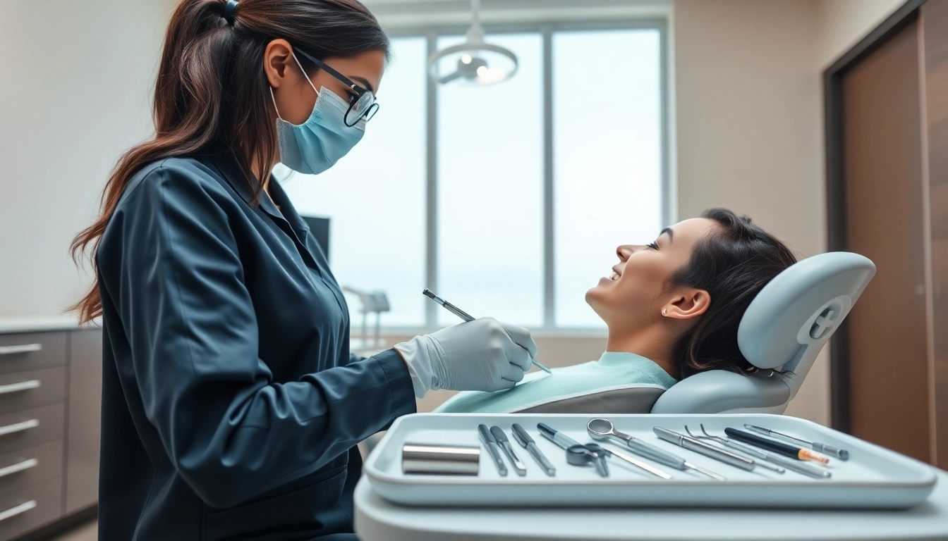 Experience dental cleanings in a modern clinic with a professional hygienist and calming atmosphere.