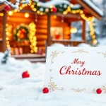 Craft personalized A5 Christmas cards with a winter-themed design showcasing festive cheer.