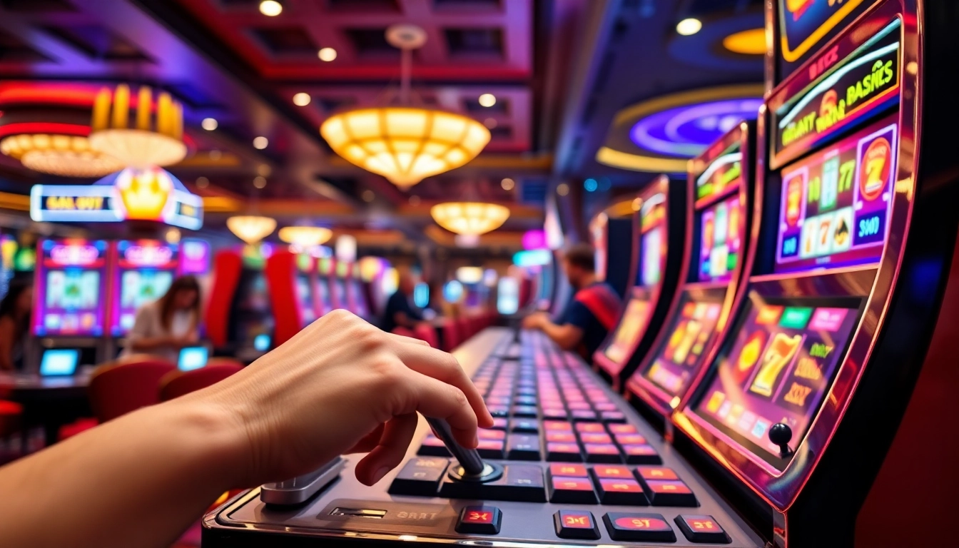 Temukan batman138 rtp di mesin slot yang ramai dengan pencahayaan cerah dan suasana hiburan.