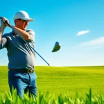 Shawn Callahan demonstrates a golf swing on a sunny course, showcasing expertise in golfing.