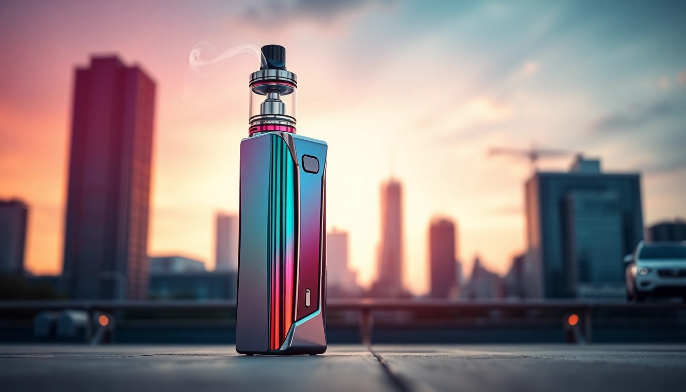 Check out the NEXA Ultra 50000 Puffs disposable vape in a modern urban setting.