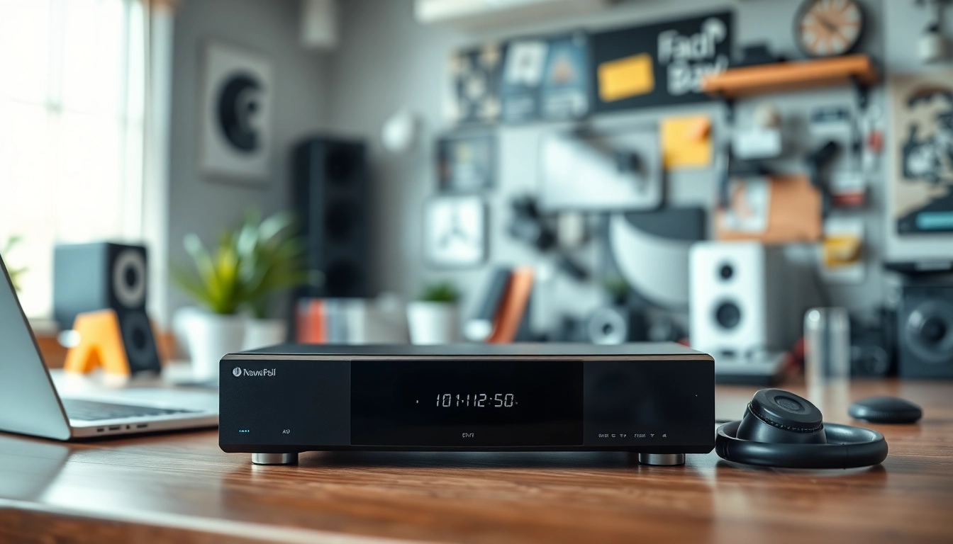 Explore the innovative digital media player at https://hardwareplayer.com in a modern tech workspace.
